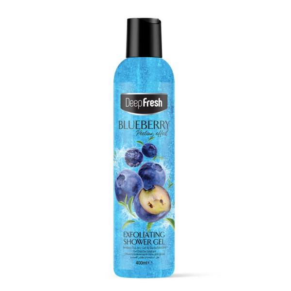 Deep Fresh Gel Dus Blueberry 400ml 12/bax