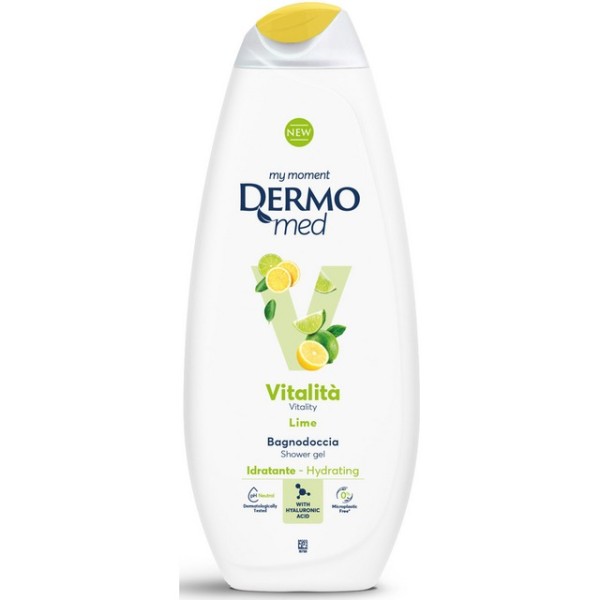 Dermomed Gel Dus Vitalita Lime 650ml 12/bax