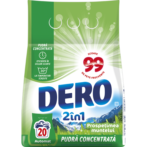 Dero Detergent Automat Concentrat Roua Muntelui 1.5kg 7/bax