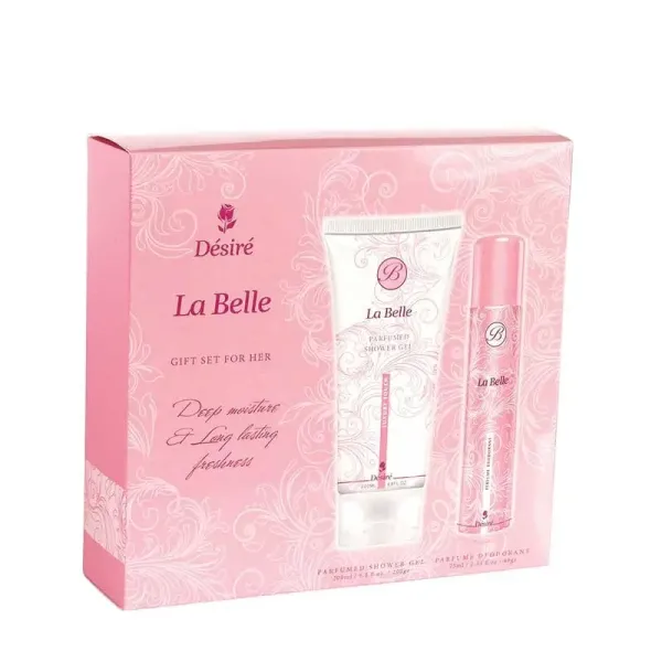 Desire Set Women La Belle (deo 75ml+gel Dus 200ml)