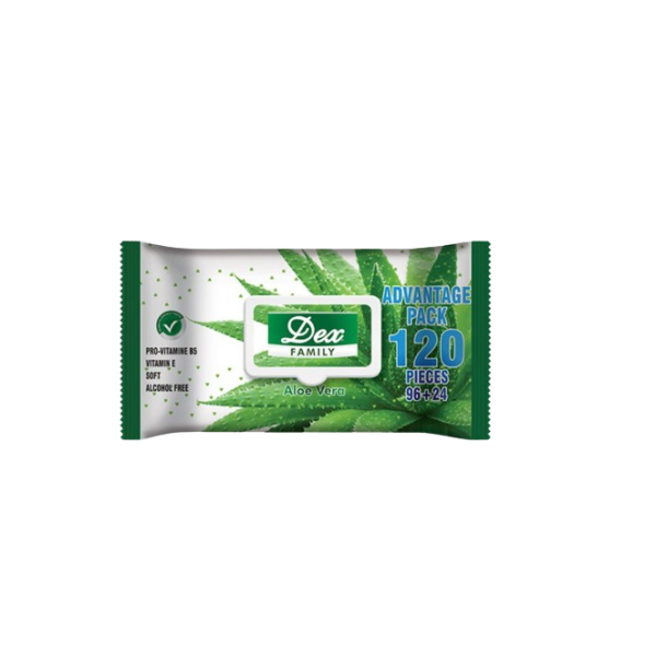Dex Servetele Umede Aloe Vera 120buc 12/bax