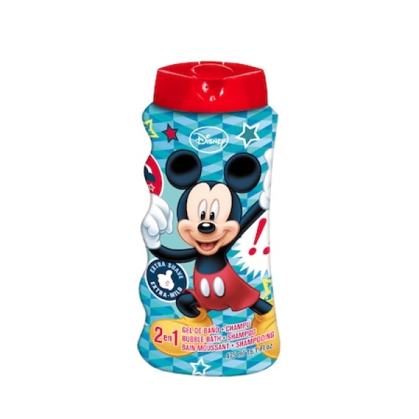 Disney Mickey Mouse Gel De Dus&sampon 2in1 475ml (1255) 6/bax