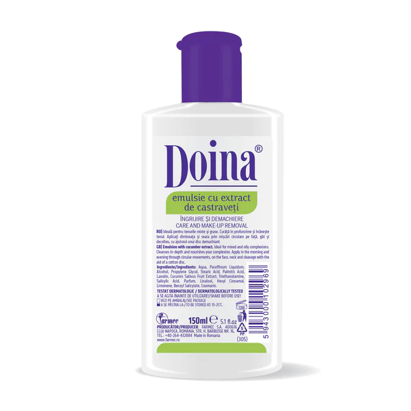 Doina Emulsie Extract Castraveti 150ml 12/bax