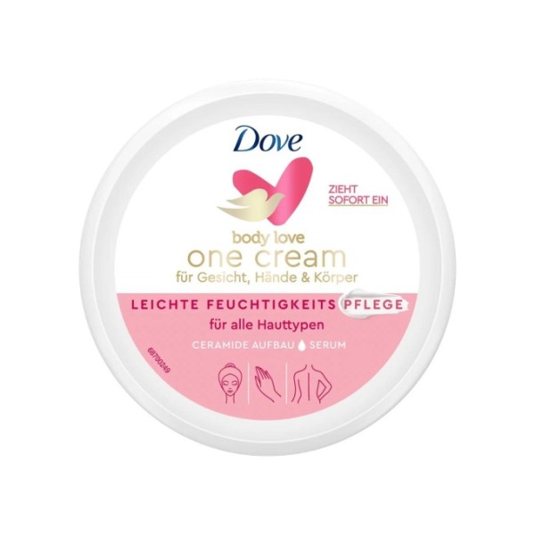 Dove Crema One Cream Fata&maini&corp Leichte/hydration 250ml 6/bax