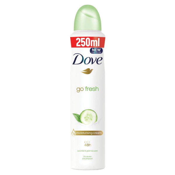 Dove Deo Go Fresh Women Cucumber&green Tea 250ml 6buc/set
