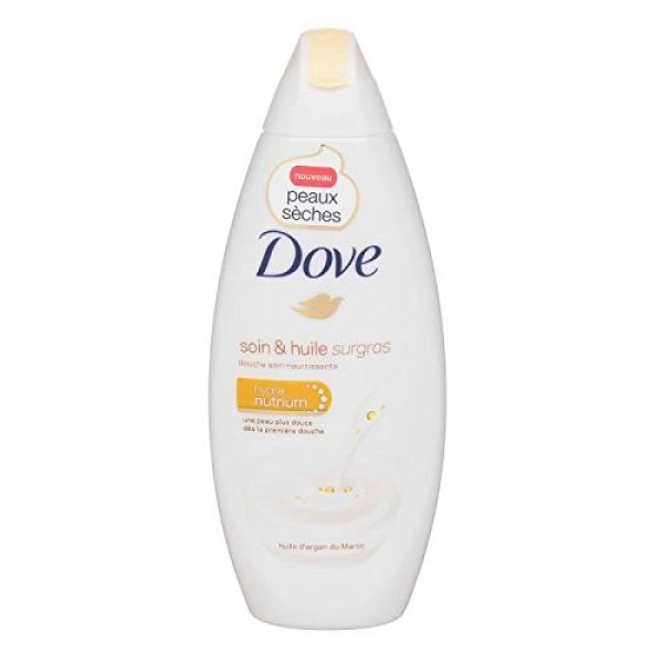 Dove Gel De Dus Soin&huile 250ml 6/bax