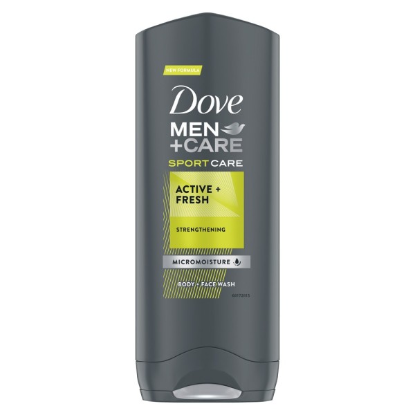 Dove Gel Dus Men Active Fresh 250ml 6buc/set 12/bax