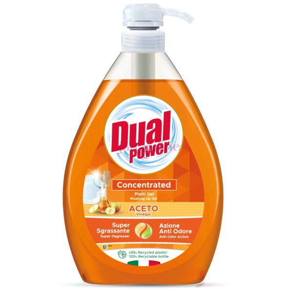 Dual Power Detergent Vase Aceto Vinegar 1l 6/bax