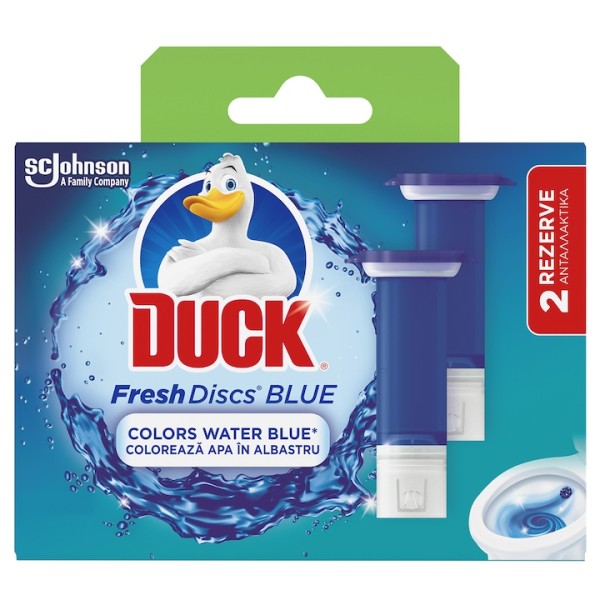 Duck Odorizant Wc Gel Blue Rezerva 2x36ml 10/bax