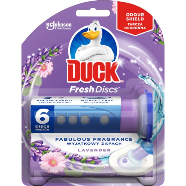 Duck Odorizant Wc Gel Lavanda 36ml 6/bax