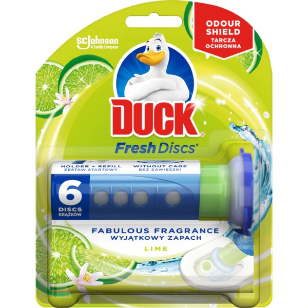 Duck Odorizant Wc Gel Lime 36ml 6/bax