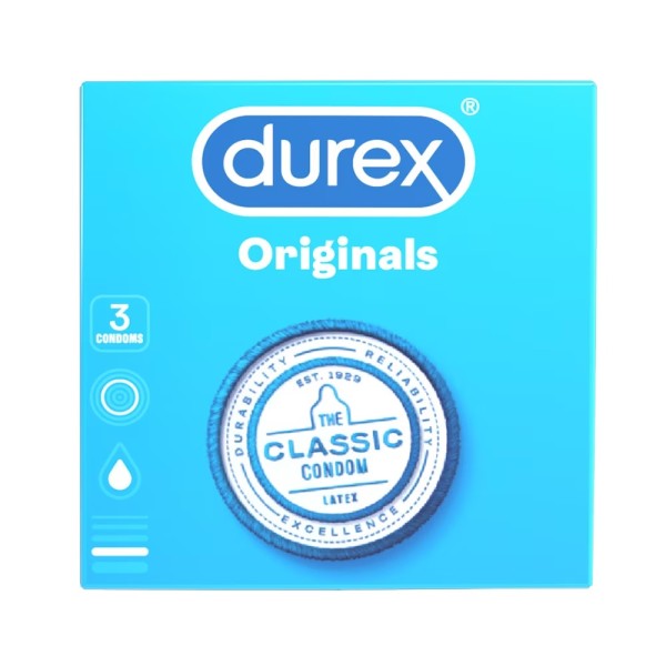 Durex Prezervative Originals/clasic 3buc 24cut/set