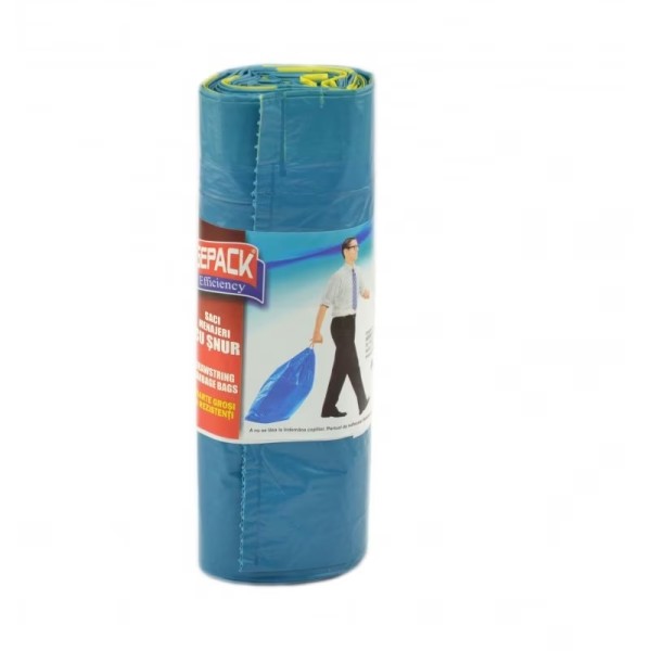 Egepack Saci Menaj Cu Snur 60l 12buc/rola
