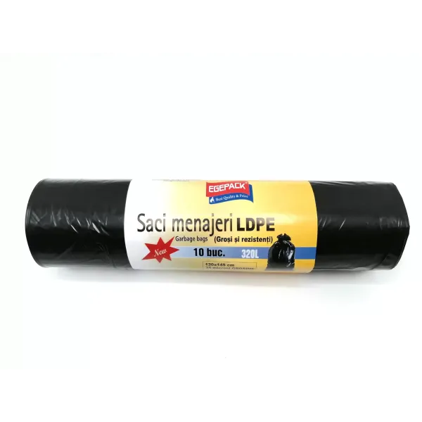 Egepack Saci Menaj Ldpe 320l 10buc/rola 15/bax