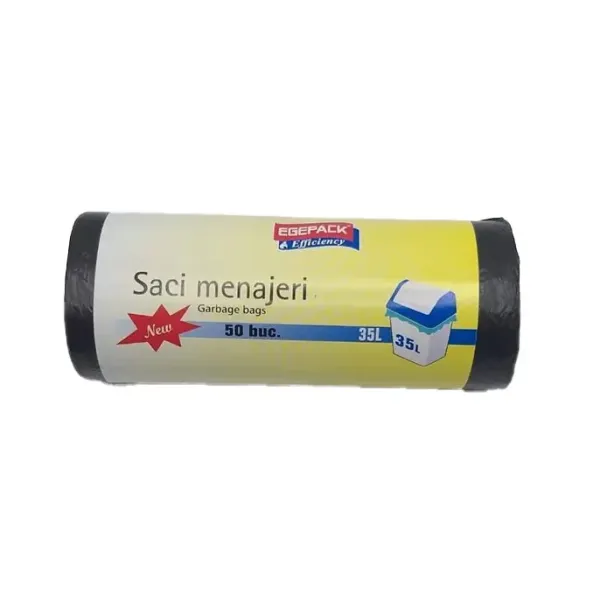 Egepack Saci Menaj Ldpe 35l 10buc/rola 50/bax