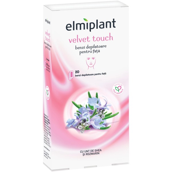 Elmiplant Benzi Depilatoare Fata Velvet Touch 20buc 12/bax