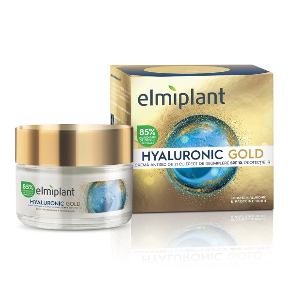 Elmiplant Hyaluronic Gold Crema Fata Zi Spf10 50ml 6/bax