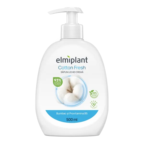 Elmiplant Sapun Lichid Bumbac&provitamina B5 500ml 5/bax