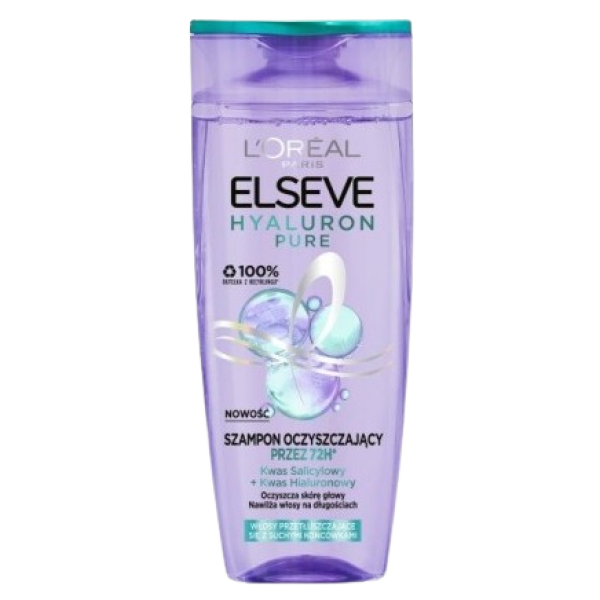 Elseve Sampon Par Hyaluron Pure 400ml 6/bax