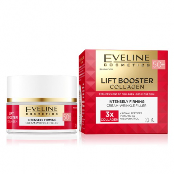 Eveline Crema Fata Lift Booster Collagen Intensely Firming 50+ 50ml 15/bax