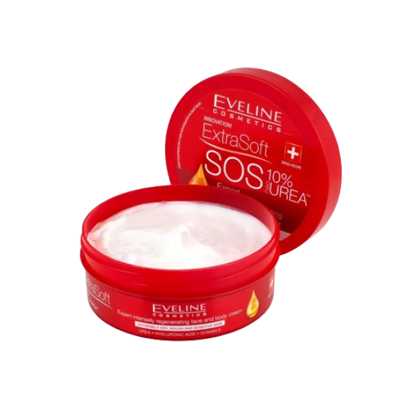Eveline Crema Fata&corp Extra Soft 10% Urea Sos 175ml 12/bax