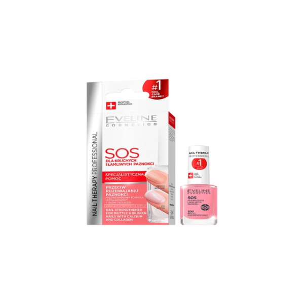 Eveline Nail Therapy Sos Brittle Tratament Actiune Rapida 12ml 12/bax