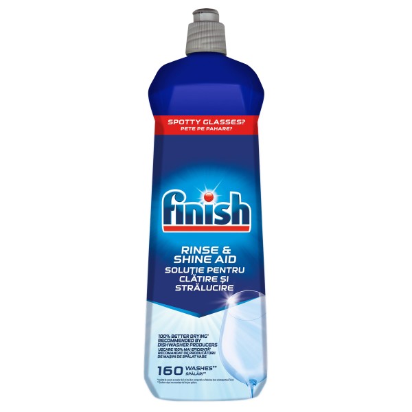 Finish Solutie Clatire Masina Spalat Vase 800ml 12/bax