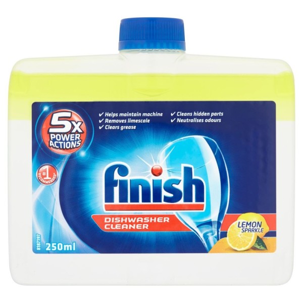 Finish Solutie Curatare Masina Vase Lemon 250ml 12/bax