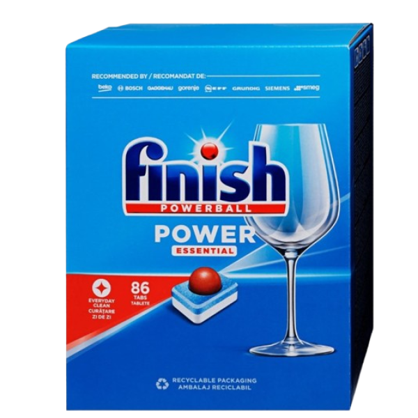 Finish Tablete Masina Spalat Vase Power Fresh Esential 86buc 4/bax