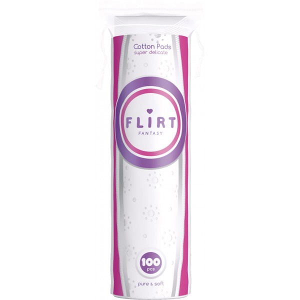 Flirt Dischete Demachiante Bumbac 100buc 24/bax