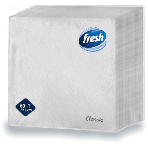 Fresh Classic Servetele Masa 1str 33x33cm 60buc 24/bax