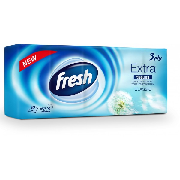 Fresh Extra Classic Servetele Nazale 3str 10buc/set 24set/bax