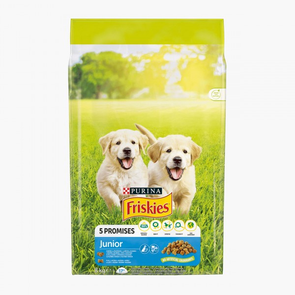 Friskies Hrana De Caini Junior Pui 8kg