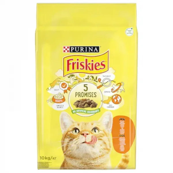 Friskies Hrana Pisici Adulte Pui&legume 10kg
