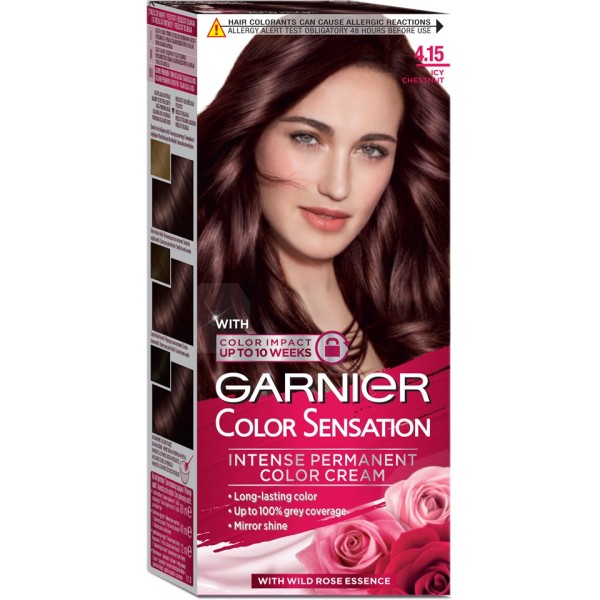 Garnier Color Sensation Vopsea Par 4.15 Saten Glaciar 9/bax