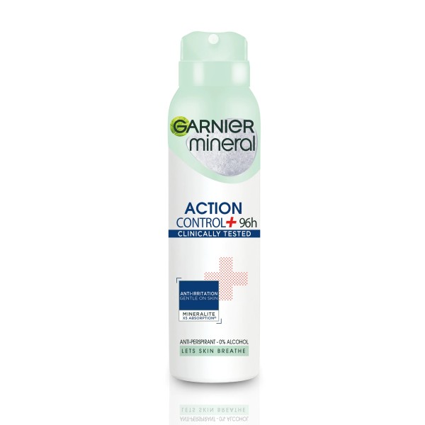 Garnier Deo Women Action Control Clinically 150ml 6/bax