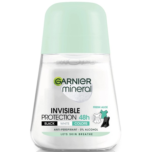 Garnier Roll-on Women Invisible Protection Bwc 50ml 6/bax