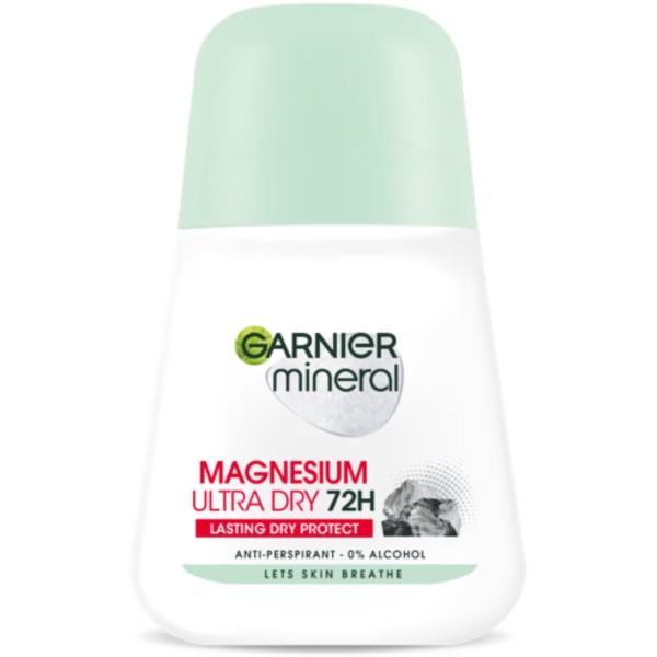 Garnier Roll-on Women Magnesium Ultra Dry 50ml 6/bax