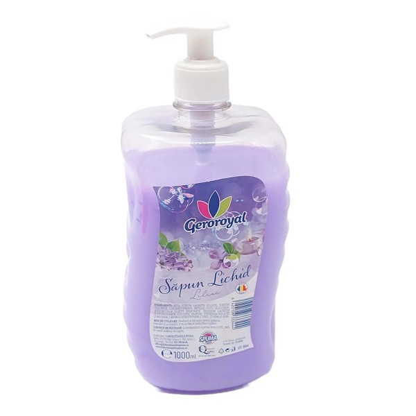 Geroroyal Sapun Lichid Pompita Liliac 1000ml 8/bax