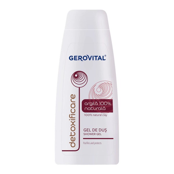 Gerovital Gel Dus Argila 100% Naturala 400ml 6/bax