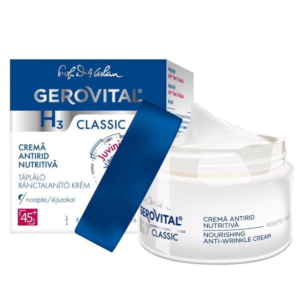 Gerovital H3 Classic Crema Fata Noapte Antirid Nutritiva 50ml 6/bax