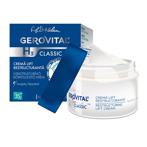 Gerovital H3 Classic Crema Fata Noapte Lift Reestructurante 50ml 6/bax