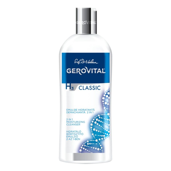 Gerovital H3 Classic Emulsie Hidratanta Demachianta 2in1 200ml 10/bax