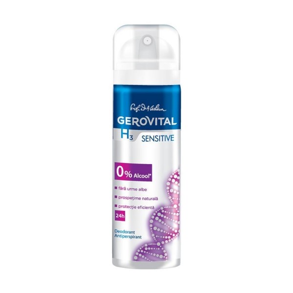 Gerovital H3 Deo Sensitive 150ml 6/set