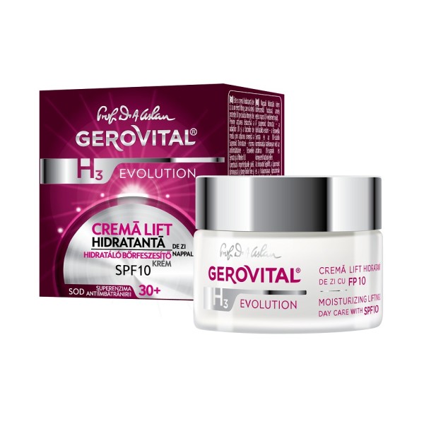 Gerovital H3 Evolution Crema Fata Zi Antirid Hidratanta Spf 10 50ml 6/bax
