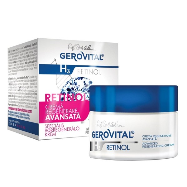 Gerovital H3 Retinol Crema Fata Regenerare Avansata 50ml 6/bax