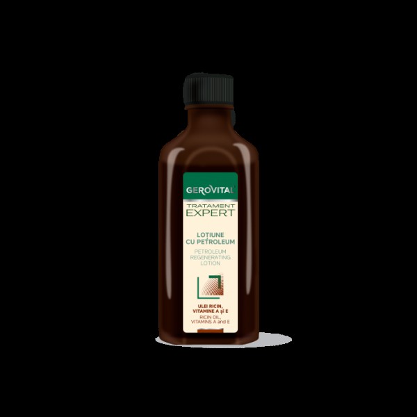 Gerovital Lotiune Par Petroleum Ulei Ricin&vit A-e 100ml 12/bax