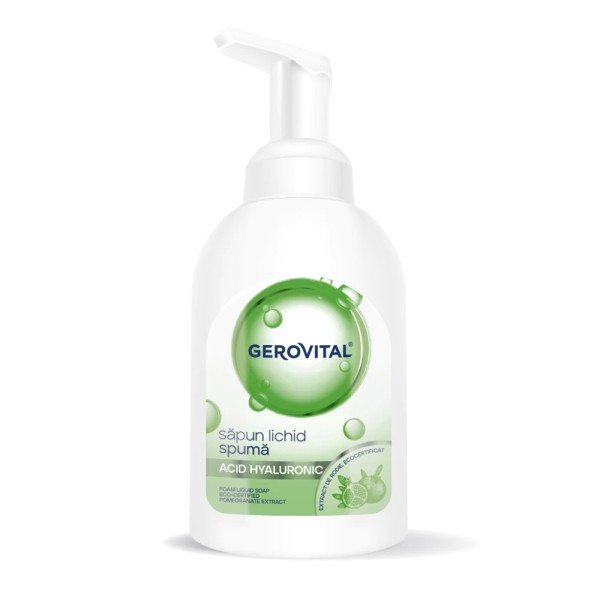 Gerovital Sapun Lichid Spuma Acid Hialuronic 300ml 6/bax
