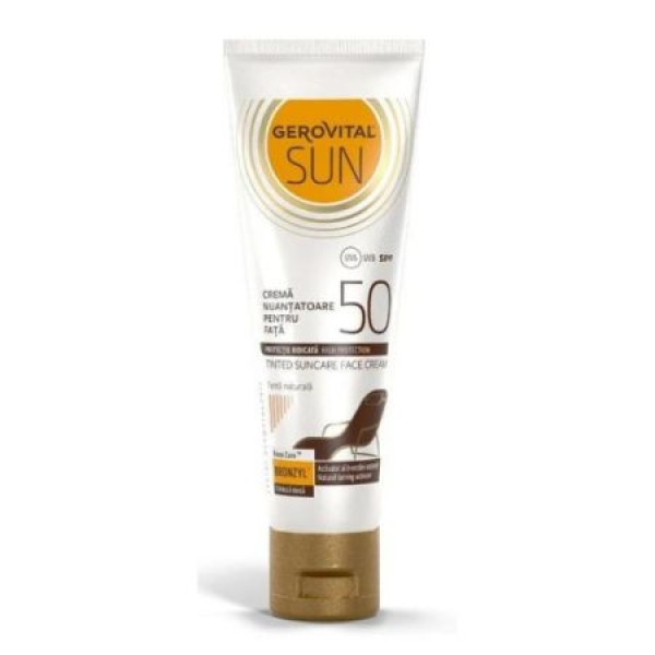 Gerovital Sun Crema Nuantatoare Fata Spf50 50ml 6/bax
