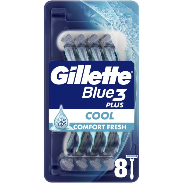 Gillette Aparat Blue 3 Cool 8buc/set 3set/bax
